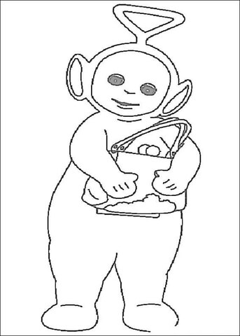 Tinky Winky  Coloring Page